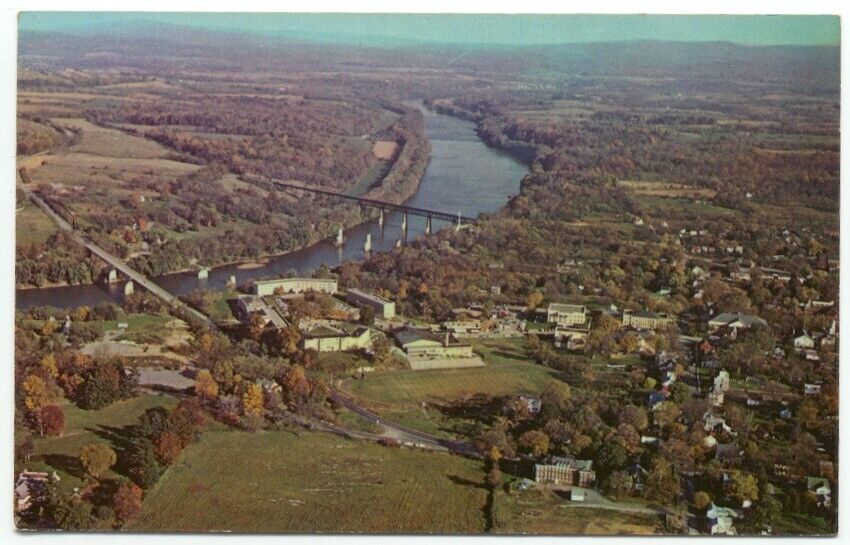 Shepherd College Shepherdstown WV Aerial View Postcard West Virginia