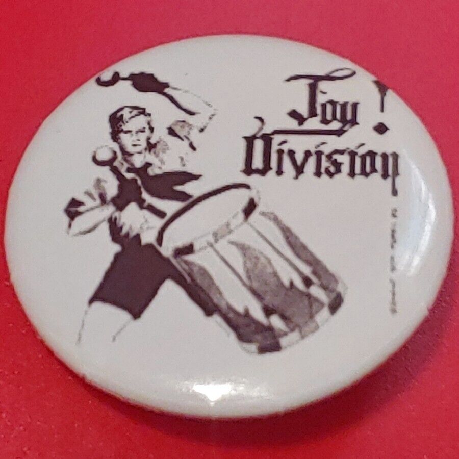 1 Inch White Joy Division An Ideal For Living Goth Round Pinback Button