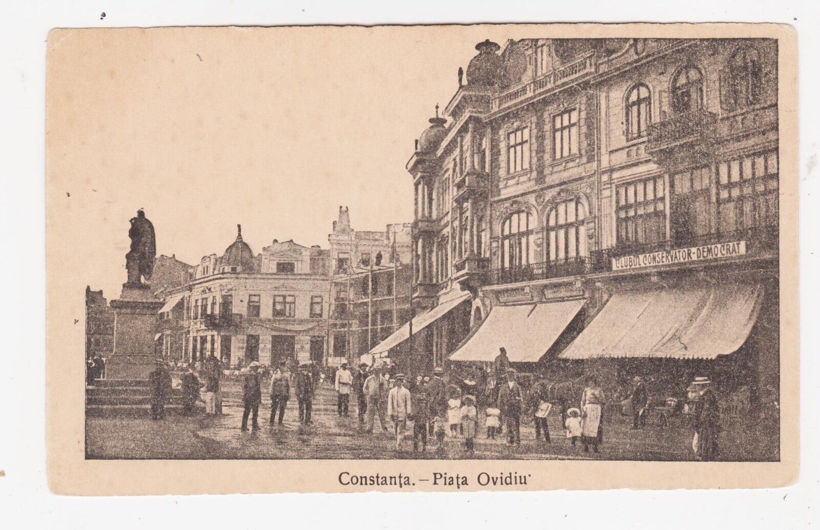 Constanta,Romania,Piata Ovidiu,c.1909