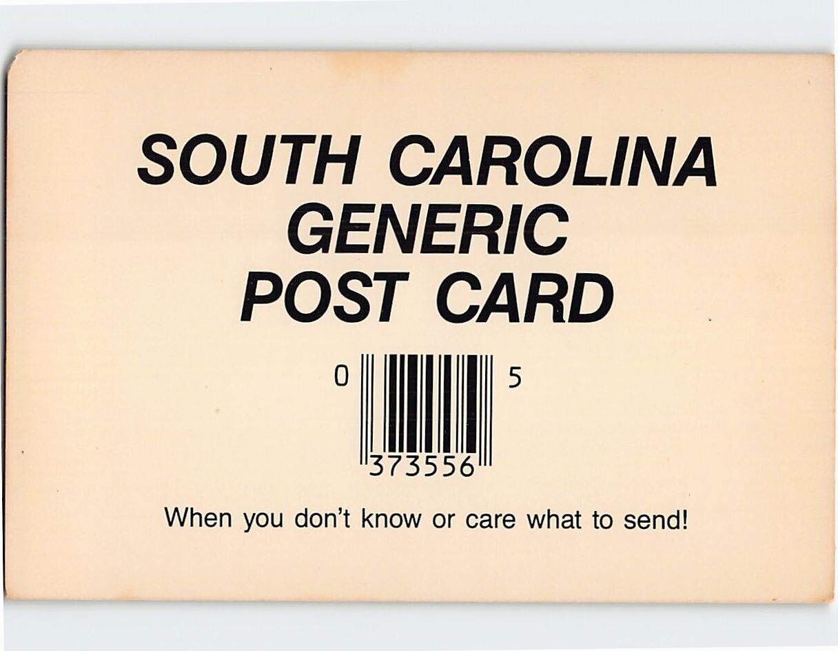 Postcard South Carolina Generic Post Card, South Carolina
