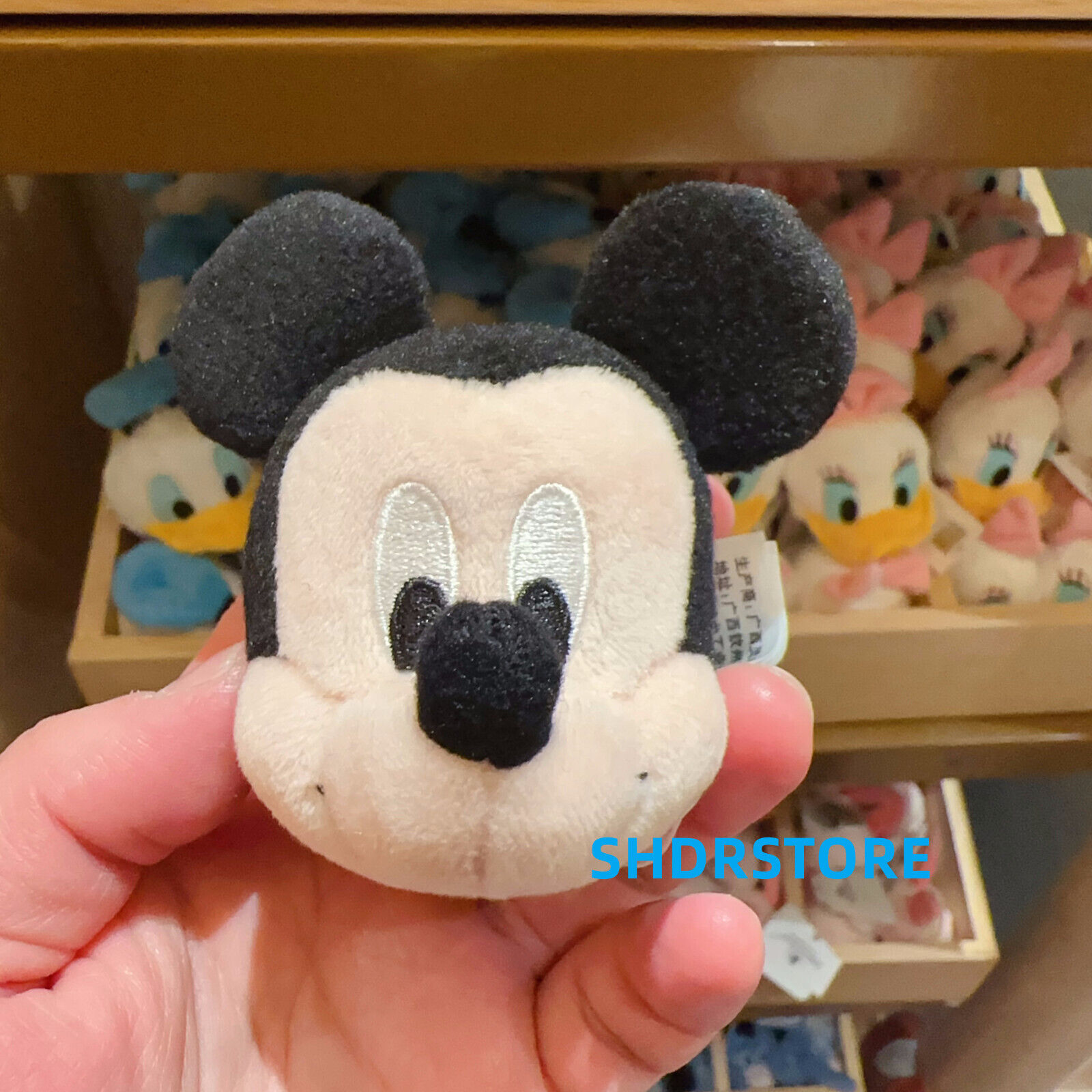 Disney authentic custom your ear headband mickey mouse plush head disneyland