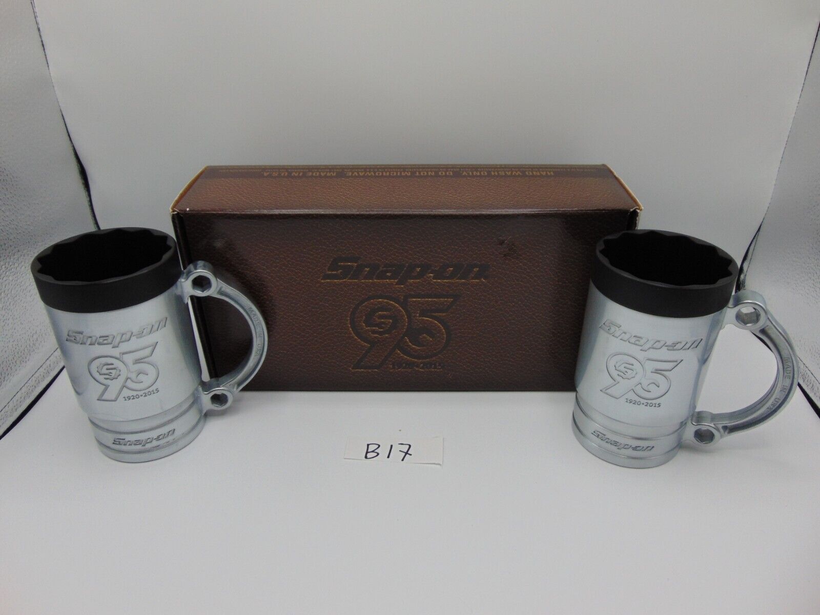 Snap-on Tools Limited Edition 95th Anniversary Flankard Mug Set USA Made In Box