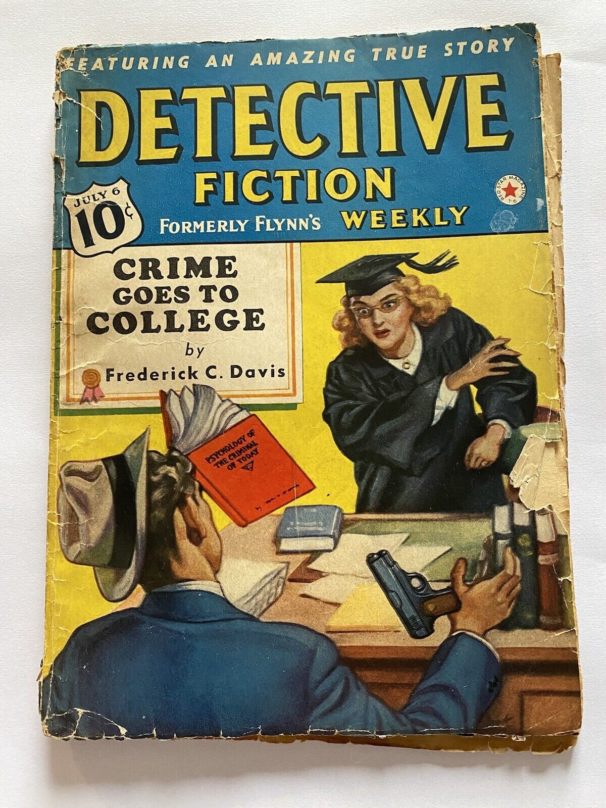 Detective Fiction Weekly Pulp Magazine Vol. 138 #2 1940