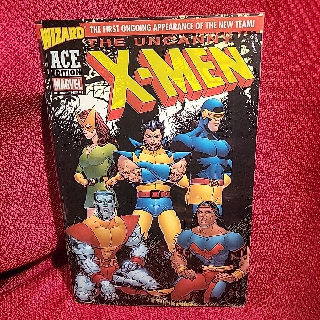 UNCANNY X-MEN #94 Marvel Comic WIZARD acetate ACE Quitely Claremont Variant vtg