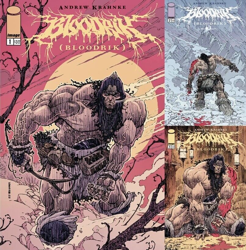 Bloodrik #1-3 Lot - NM+ Complete Run - Image Comics