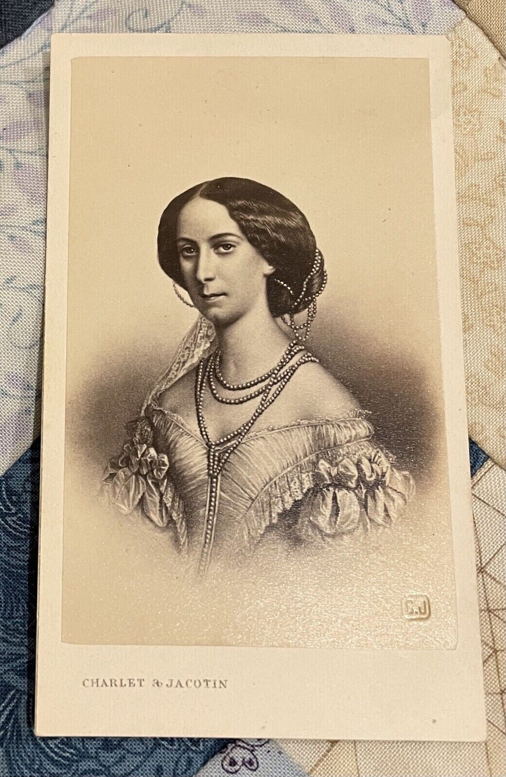 CDV Empress Czarina Maria Alexandrovna Russia wife Czar Alexander II by Jacotin