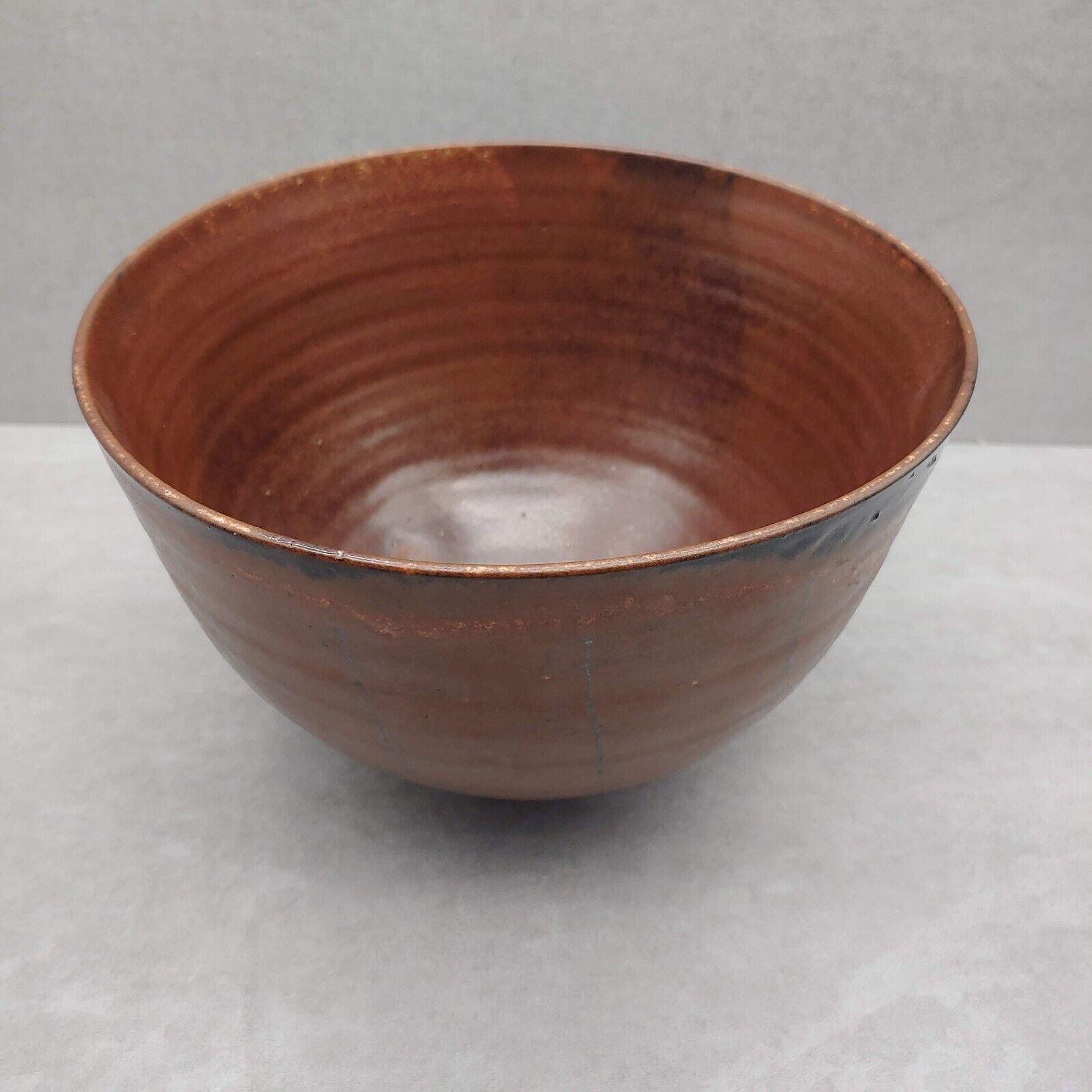 Mid Century Modern MCM Style Studio Pottery Bowl signed by Artist WARNER