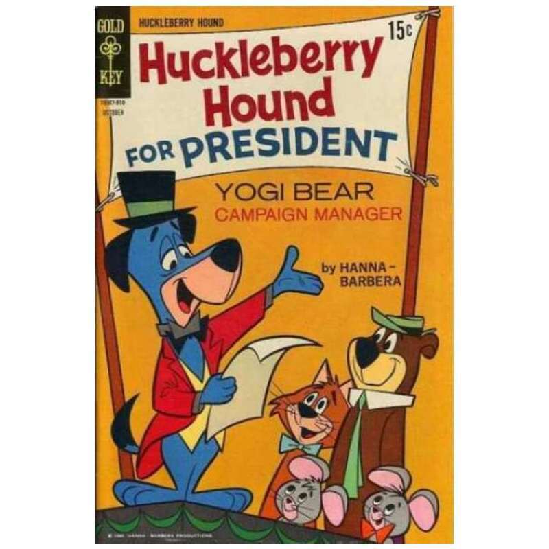 Huckleberry Hound #35  - 1959 series Dell comics Fine minus [u;