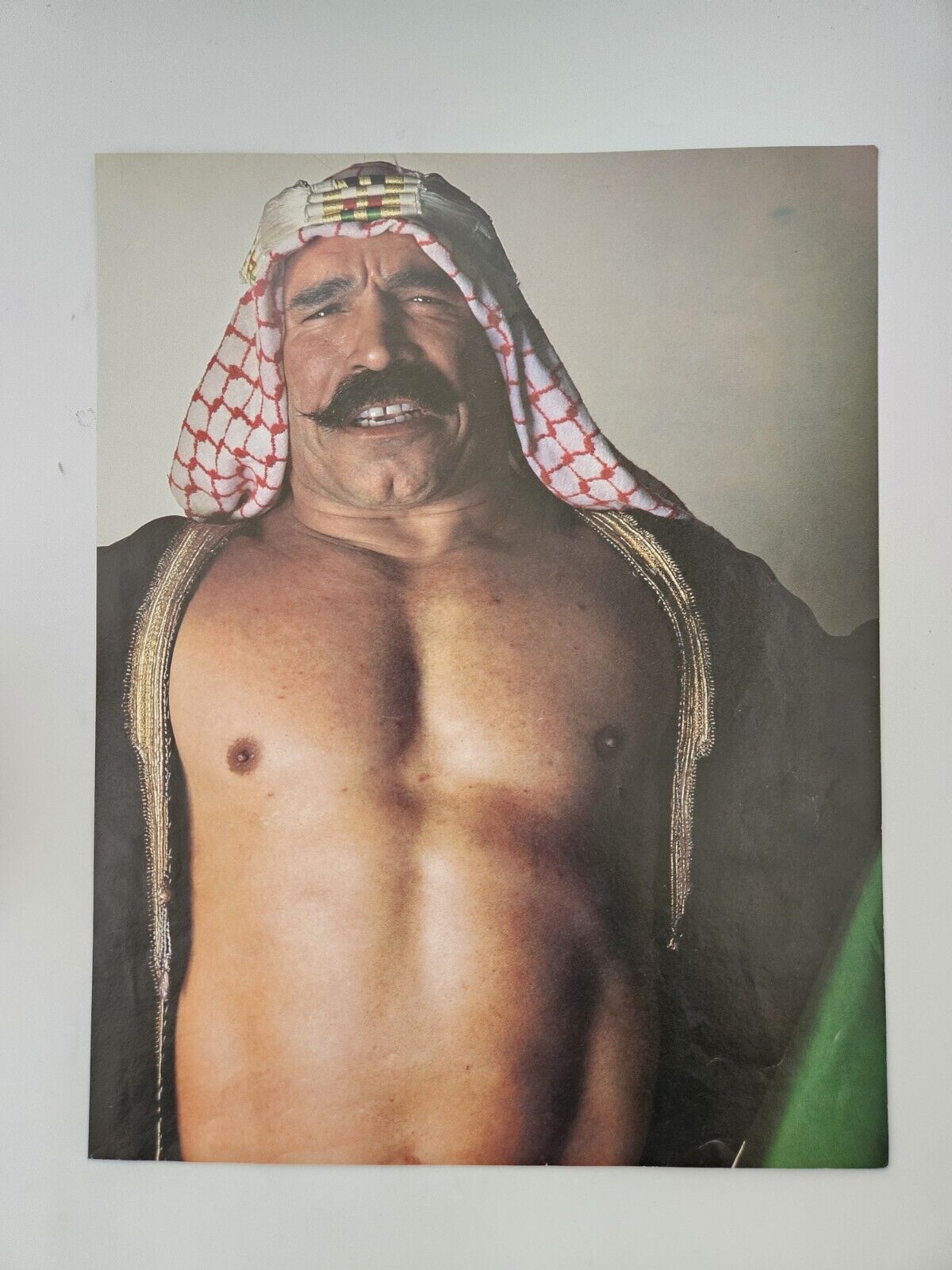 The Iron Sheik WWF WWE Vintage Print