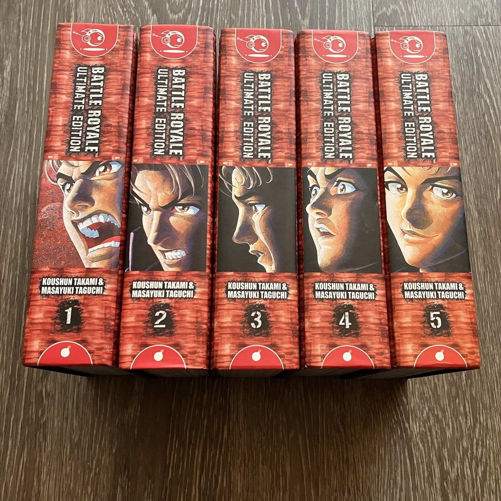 Battle Royale ULTIMATE EDITION HARDCOVER Full Manga Set 1-5 Rare Tokyopop OOP