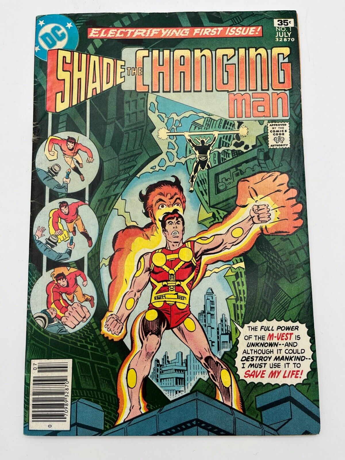 Shade The Changing Man #1 DC Comics 1977 Pre-Owned Good