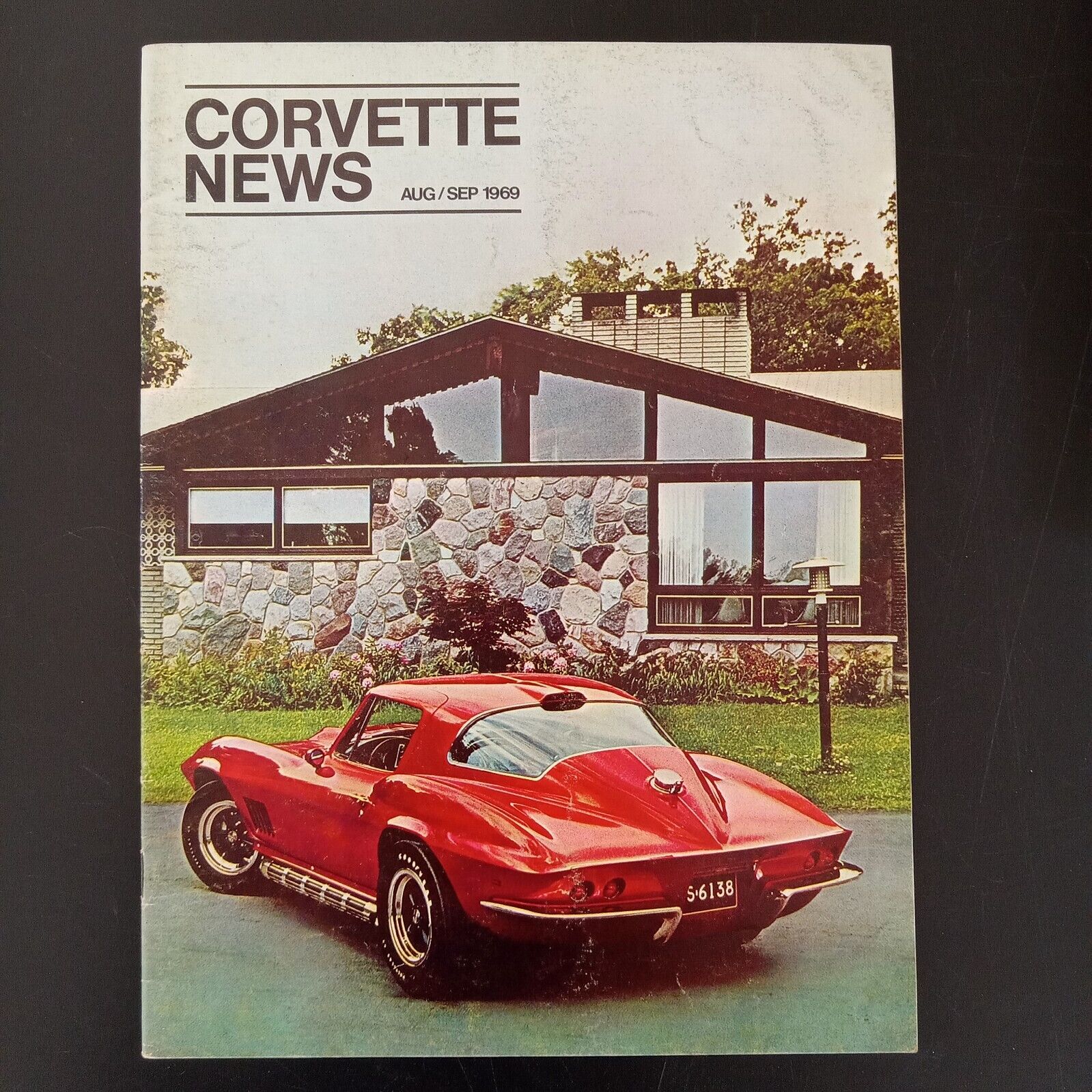 Corvette News Magazine August September 1969 Cars Collectors Clubs & Conventions