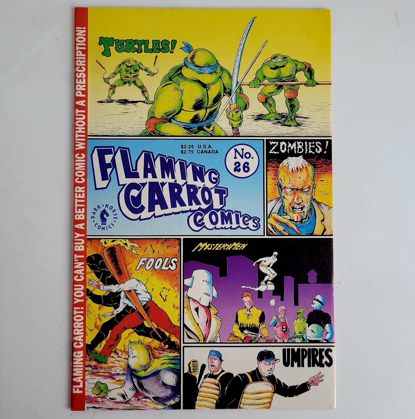 Vintage 1991 FLAMING CARROT #26 NM Dark Horse Comics Features TMNT Great Cover