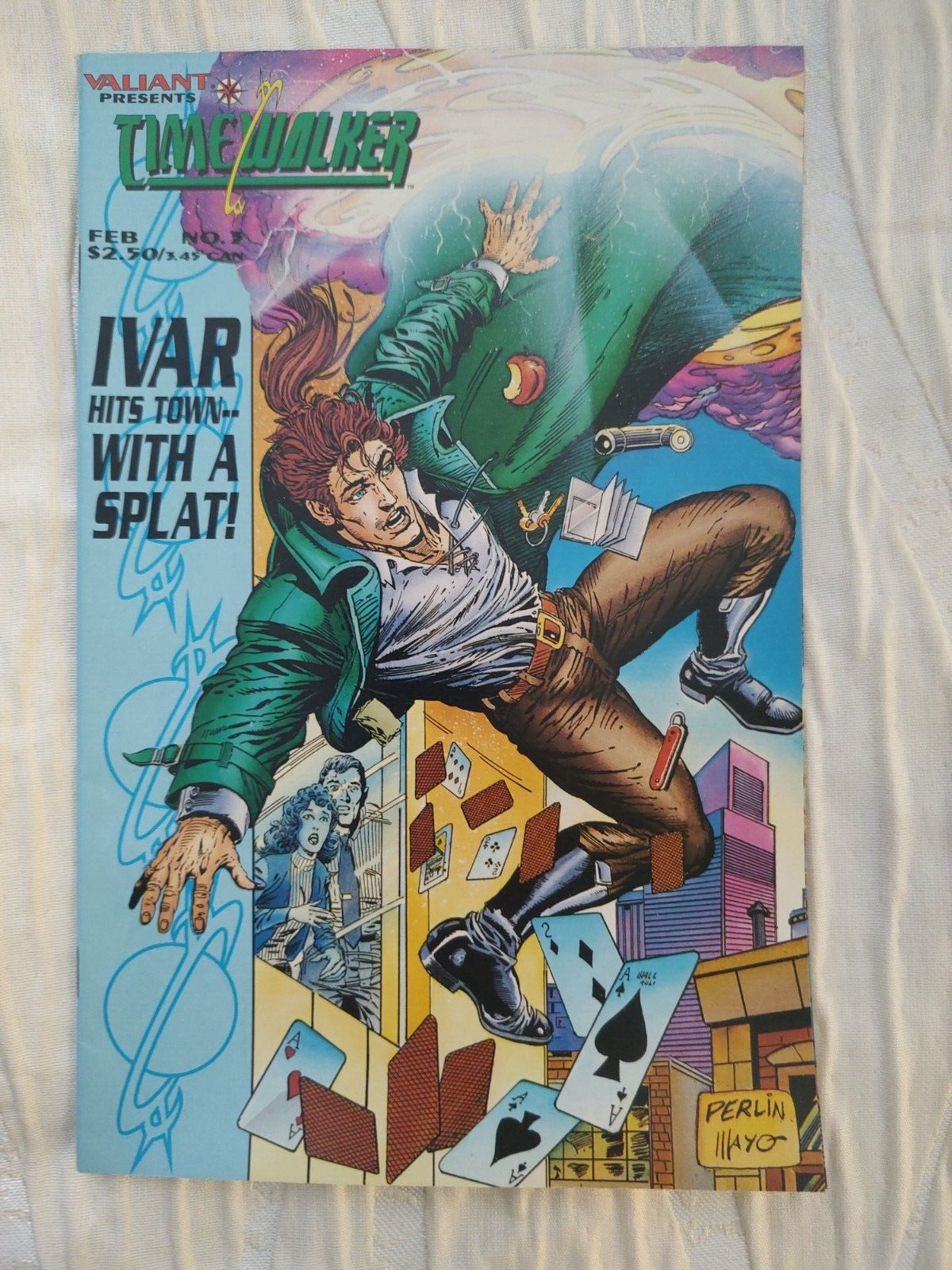 Cb42~comic book~rare time walker ivar hits town with a splat issue No.3 Feb
