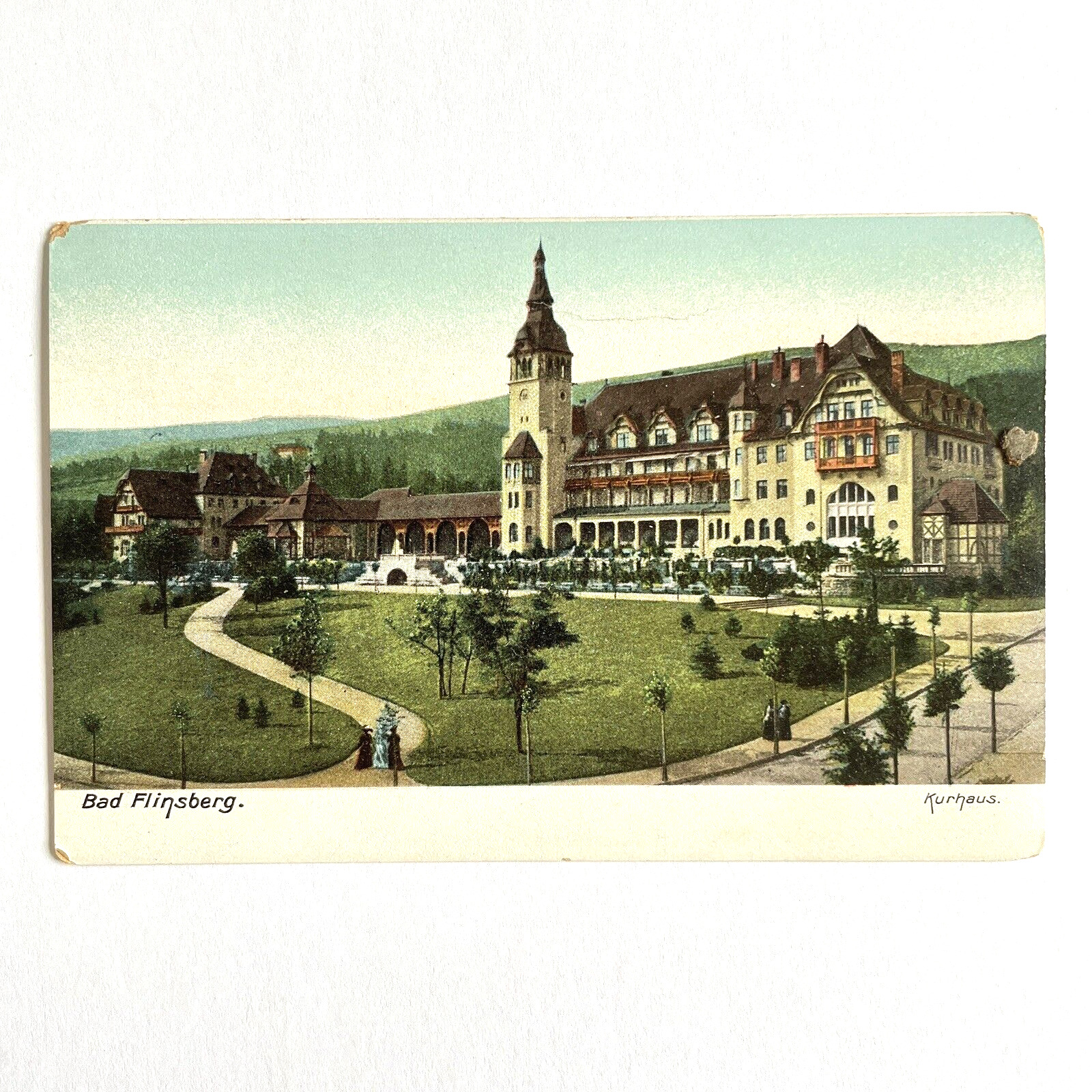 Das Kurhaus Hotel POLAND Postcard Świeradów-Zdrój circa 1910