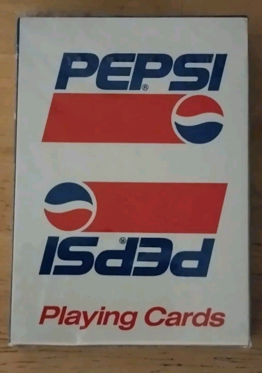 Vintage 1980s Pepsi Promo Playing Cards #355 Plastic Coated Sealed In Wrapping 