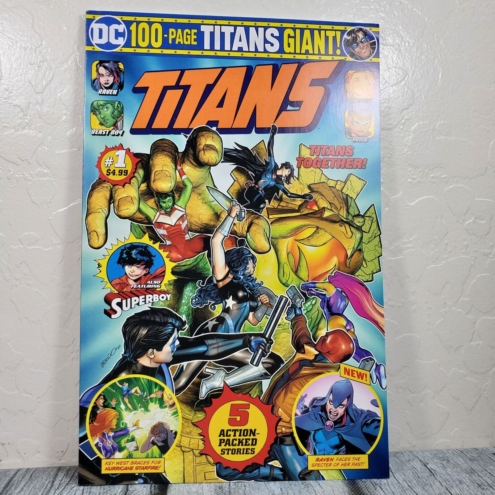 DC Comics 100 Page Giant Titans #1 2020 Modern Comic Book Nightwing Superboy