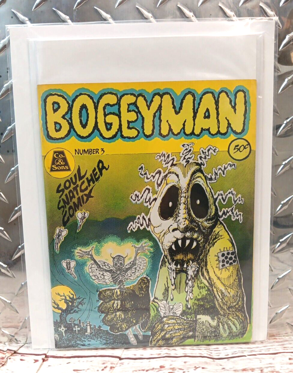 Bogeyman #3 (Yellow) 1970 Co & Sons Greg Irons Rick Griffin Underground Comix