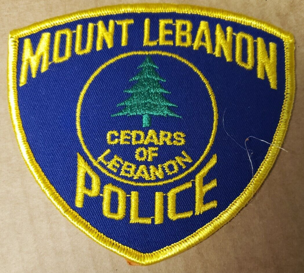 PA Mount Lebanon Pennsylvania Police Shoulder Patch
