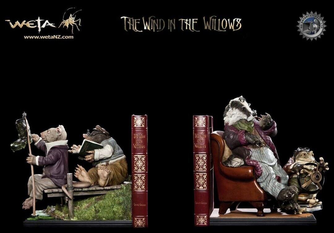 Weta The Wind in the Willows Bookends Brand New