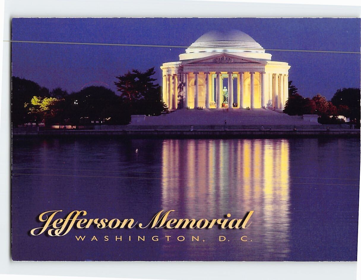 Postcard The Jefferson Memorial Washington DC USA