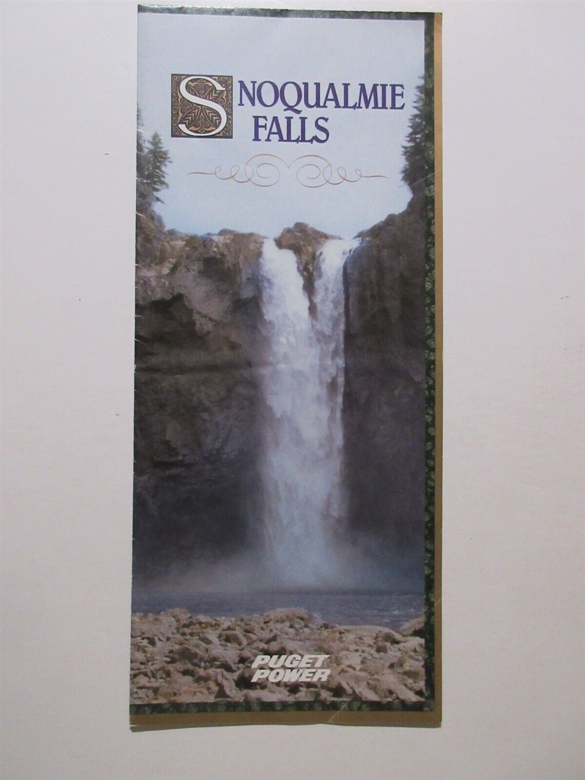 Snoqualmie Falls Park & Trails Puget Power brochure Washington