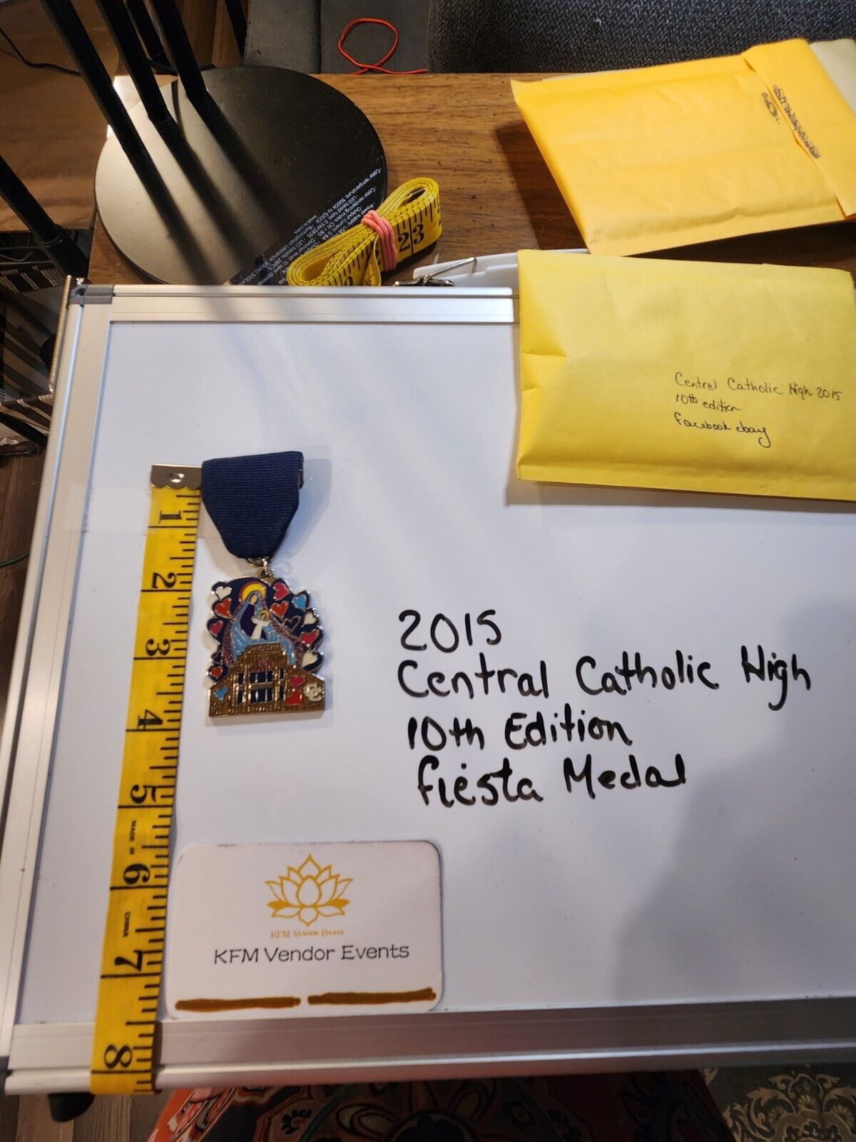 2015 Central Catholic High School 10th Edition Fiesta Medal