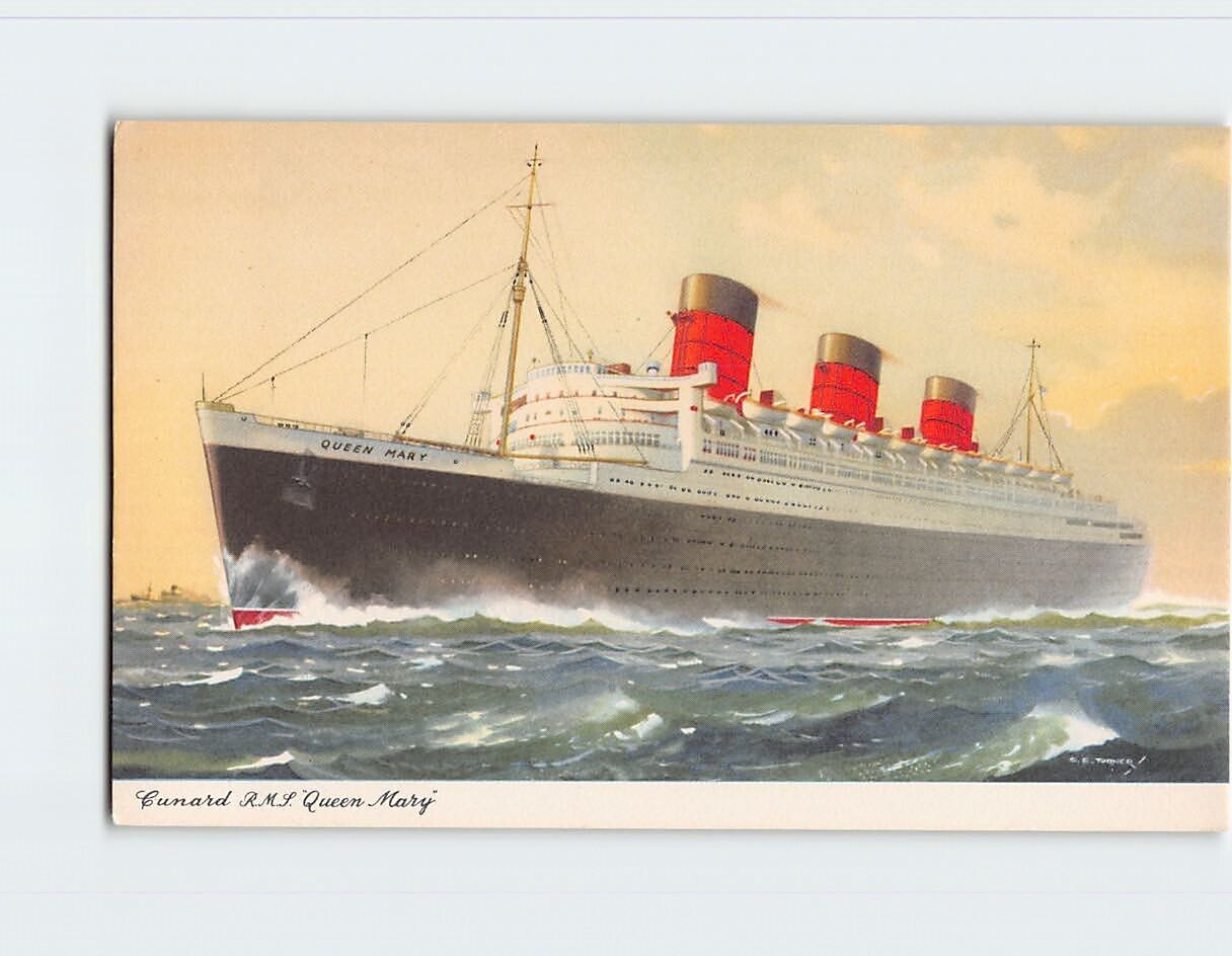 Postcard Cunard RMS \