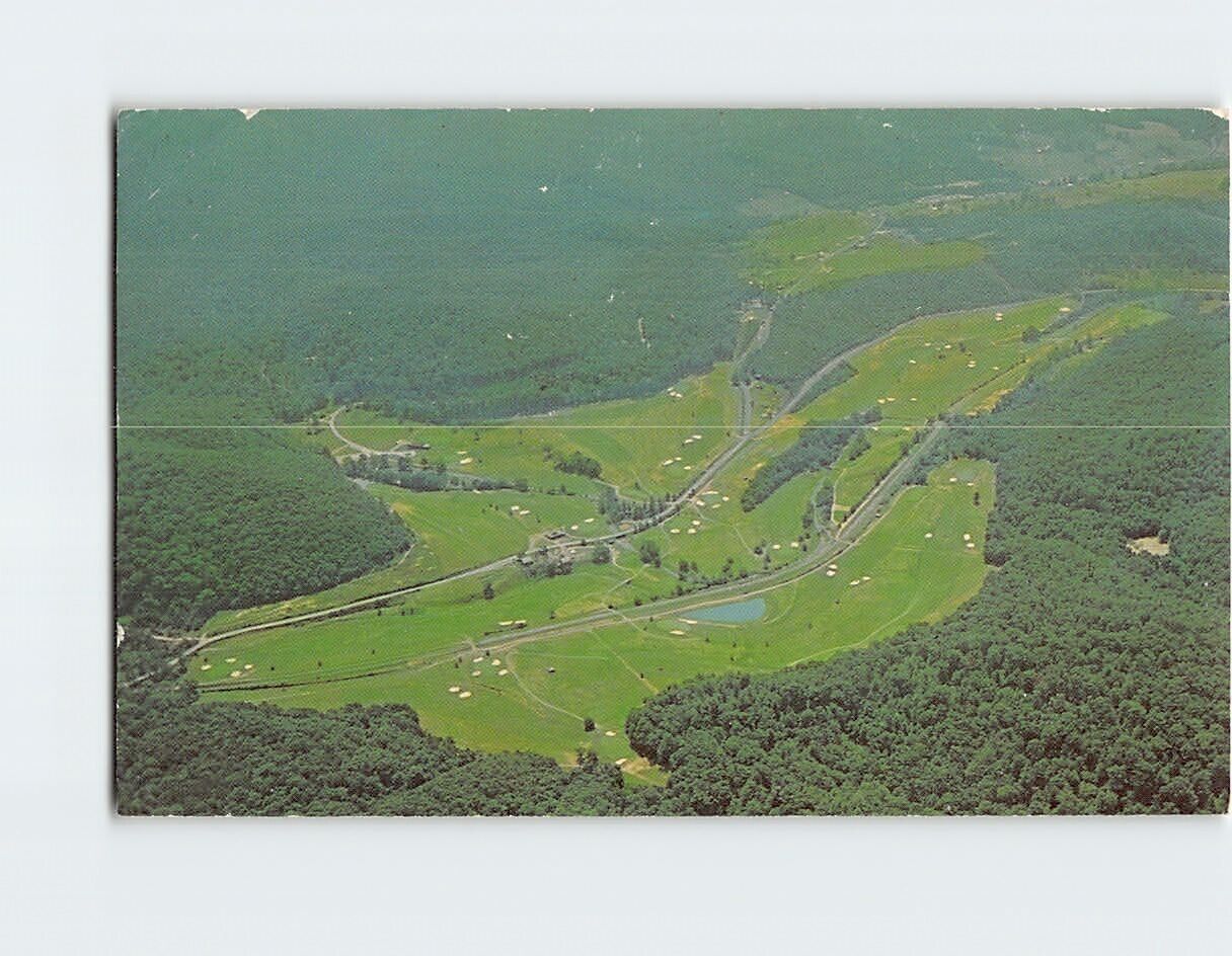 Postcard Lower Cascades Golf Course The Homestead Hot Springs Virginia USA