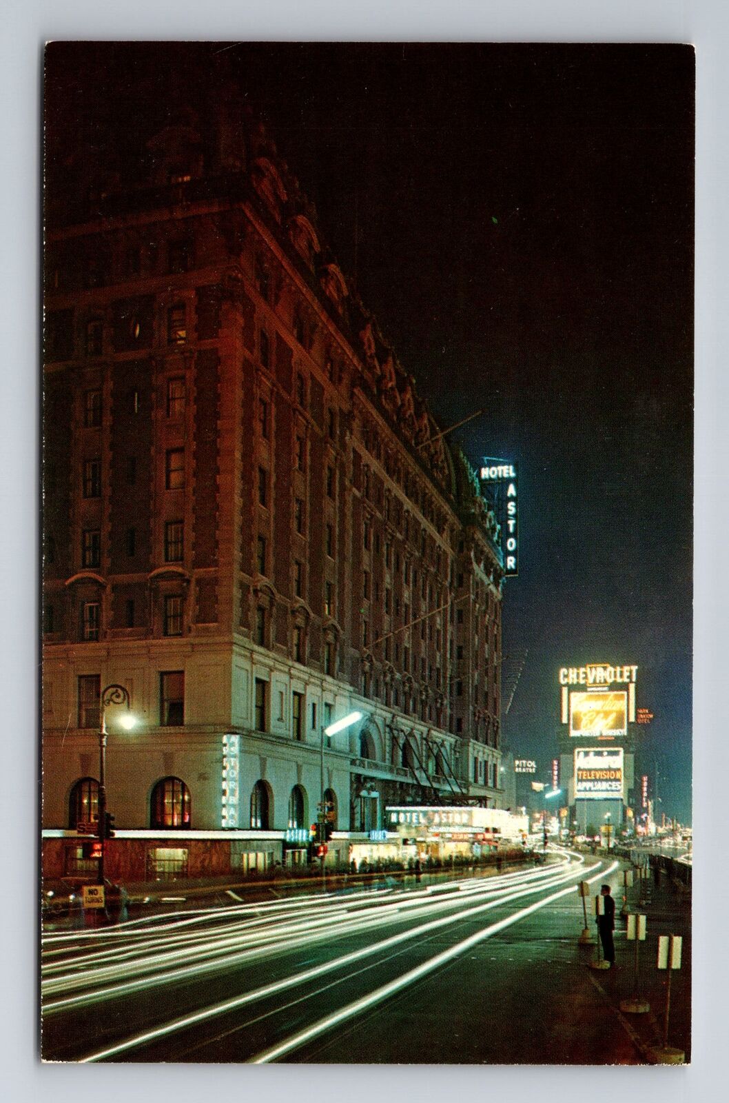 New York NY-New York, Hotel Astor, Advertising, Antique Vintage Postcard