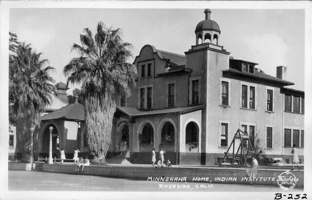 Minnehaha Home, Indian Institute Riverside, California 1950s OLD PHOTO