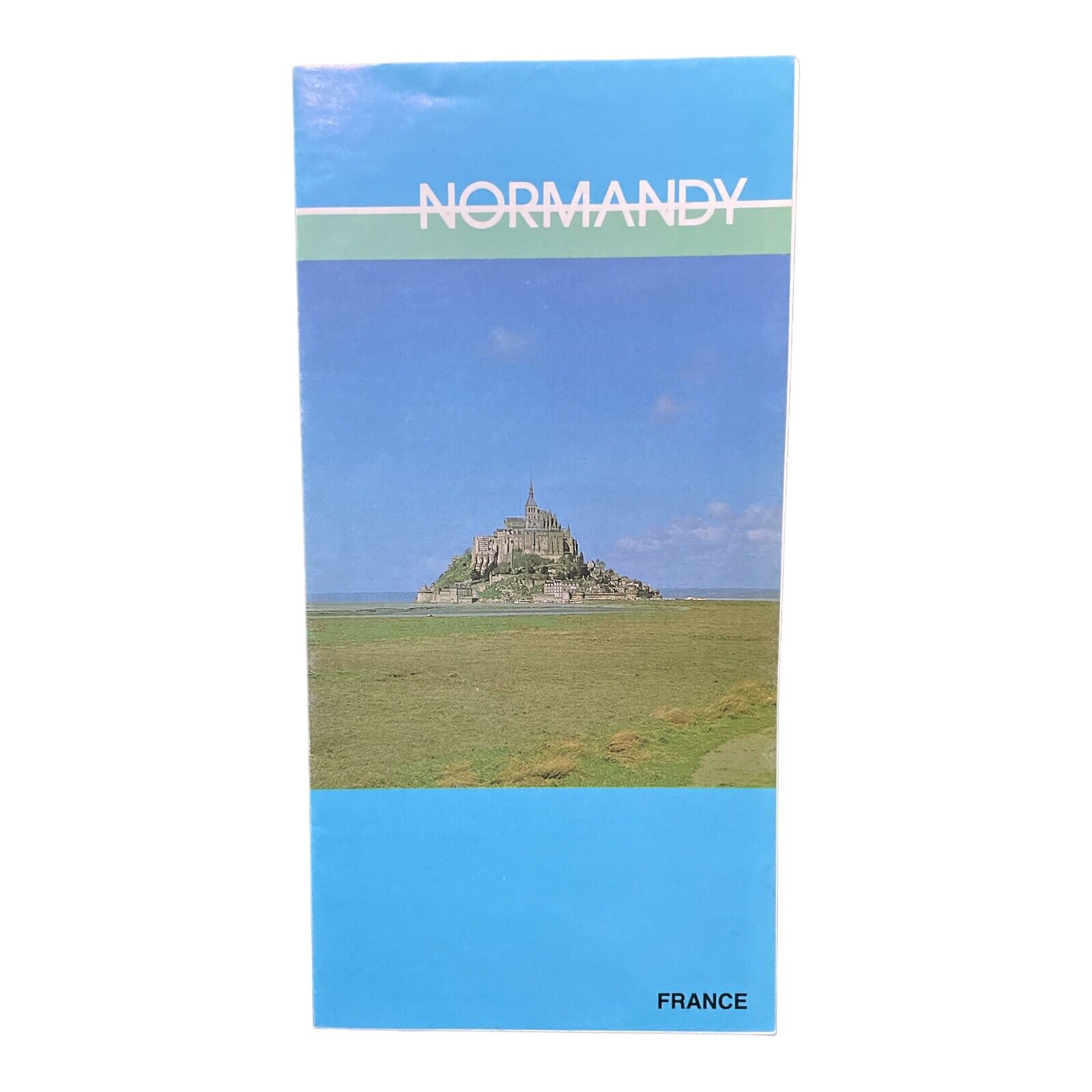 Normandy France Vintage Travel Brochure Pamphlet Guide 1985