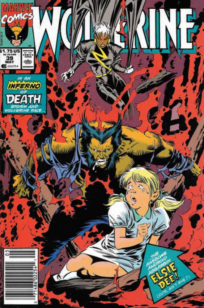 Wolverine #39 Newsstand Cover (1988-2003) Marvel Comics