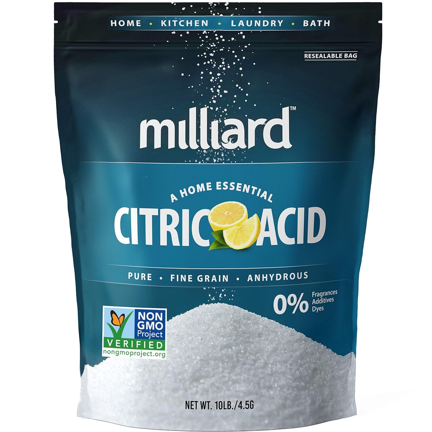 Citric Acid 10 Pound - 100% Pure Food Grade Non-GMO Project Verified(10 Pound)..