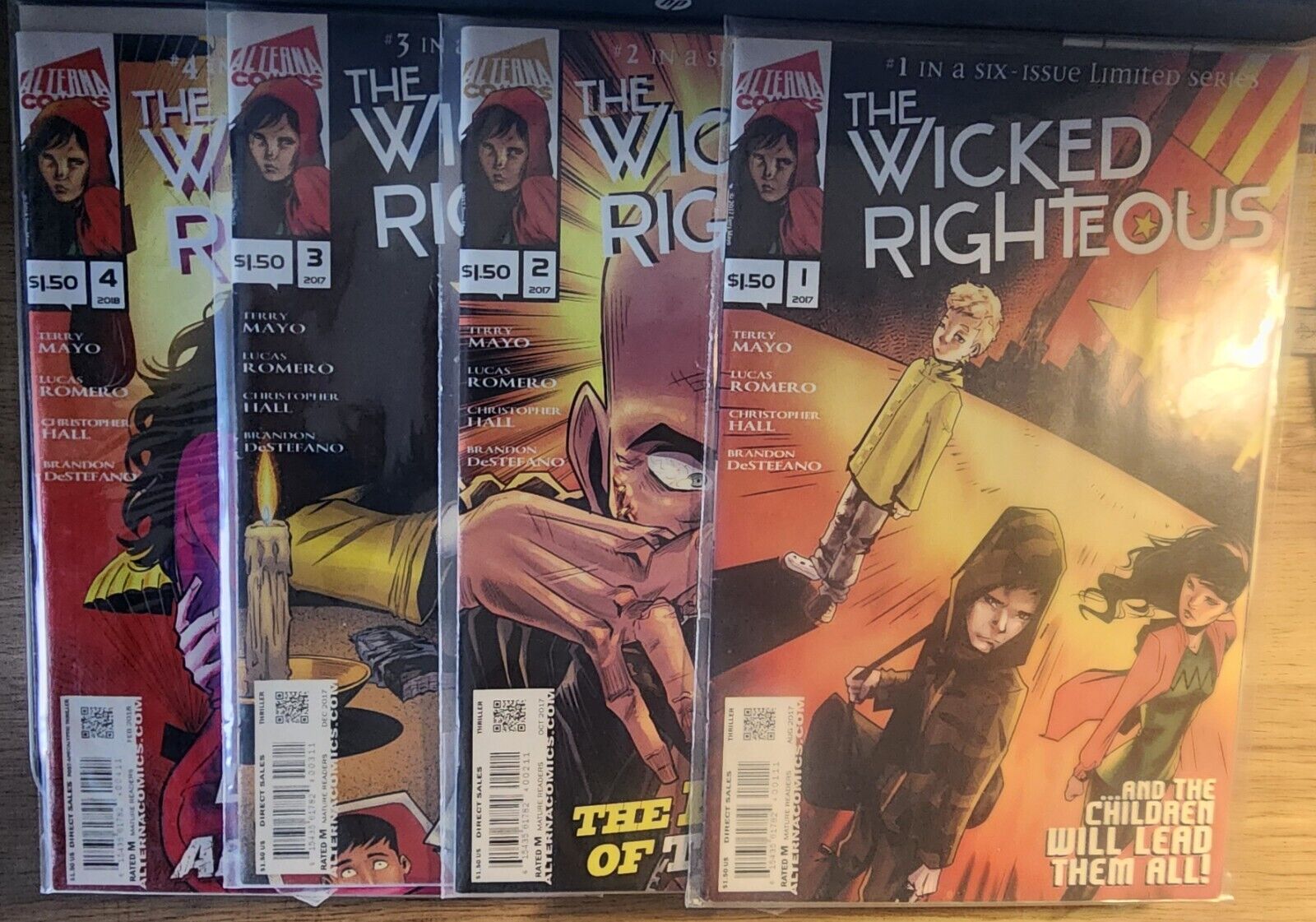 The Wicked & the Righteous 1 2 3 4 Alterna Comics