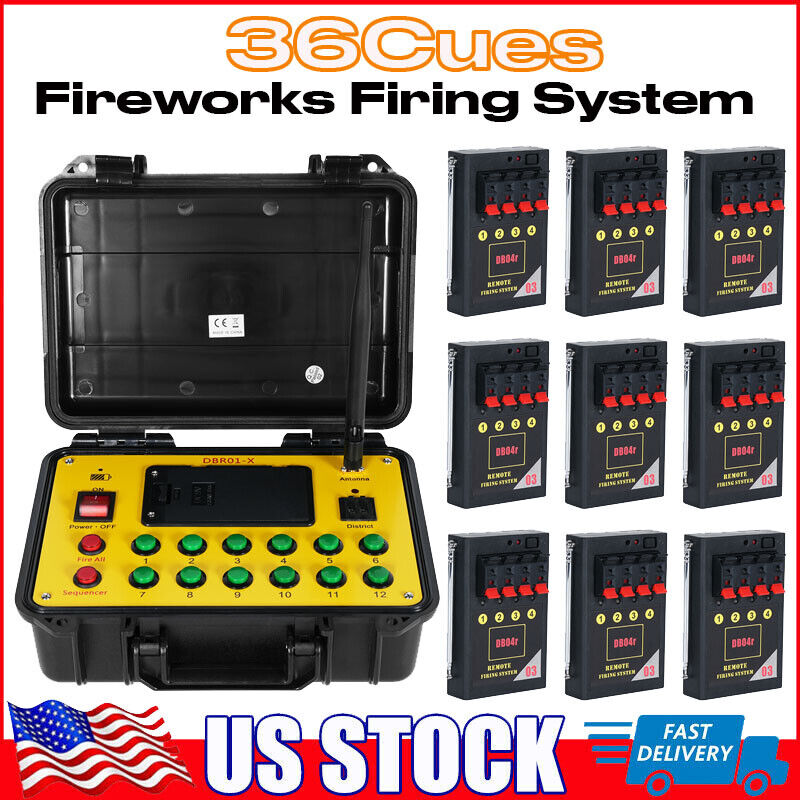 36 cues Wireless Fireworks Firing system remote control fire control equipment