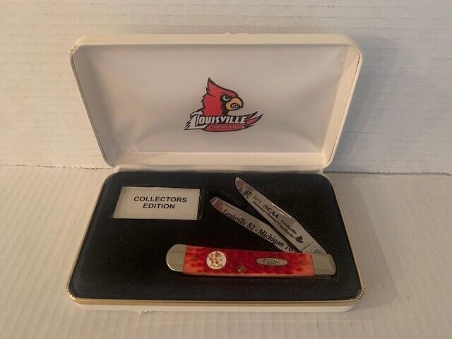 CASE Knife 2013 LOUISVILLE NATIONAL CHAMPIONS Red Collector\'s Edition