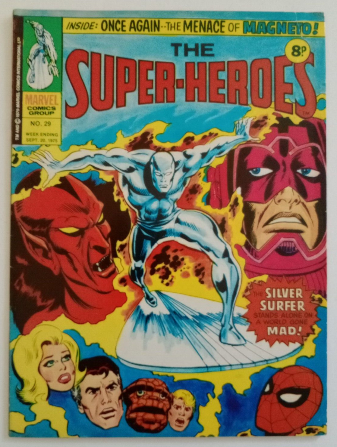 THE SUPER-HEROES #29 * MARVEL UK * FF X-MEN #16 SPIDERMAN SILVER SURFER * USA