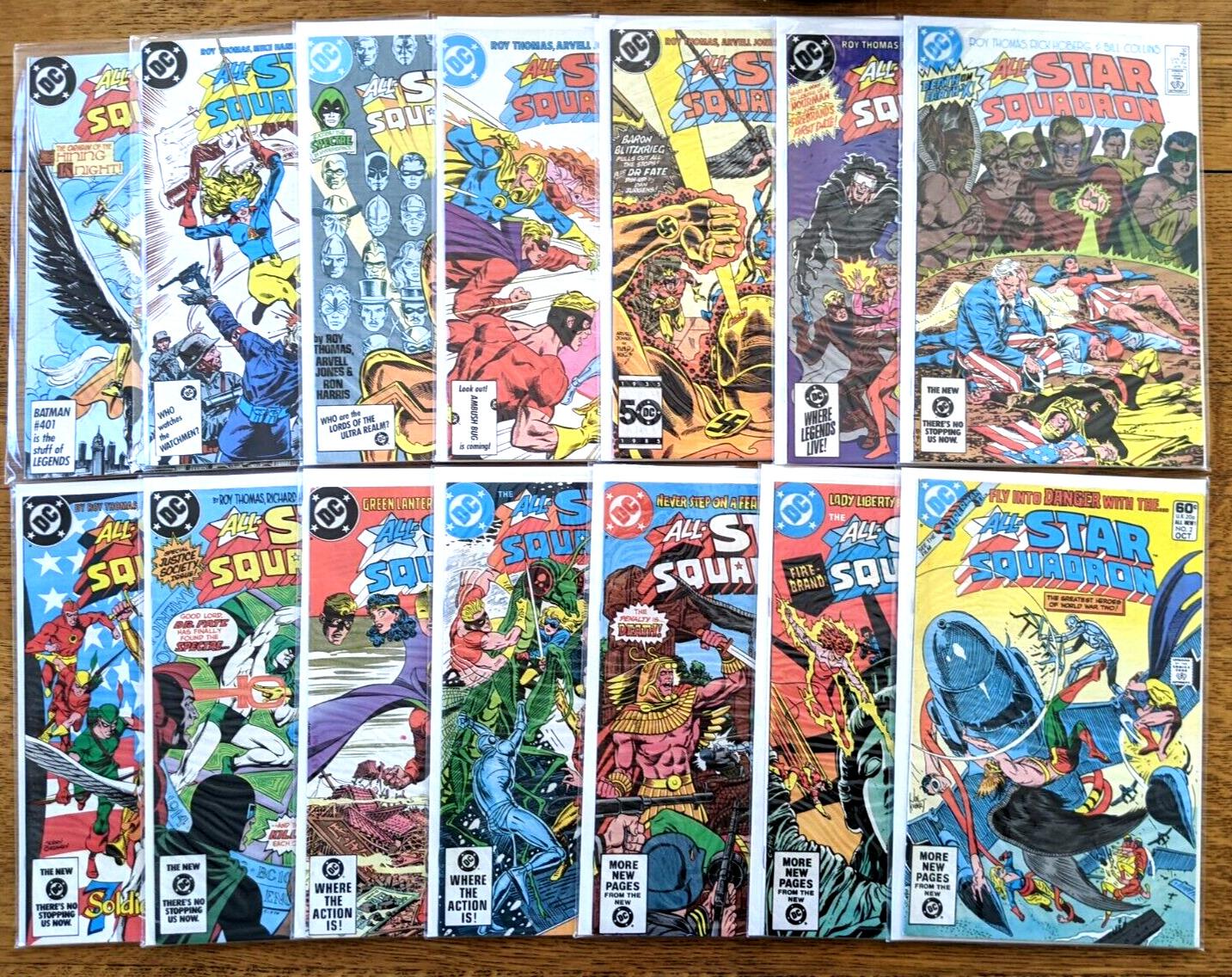 💎 All-Star Squadron #2 - 62 *14 MIXED ISSUE LOT* (DC 1981) Bronze Age - WE 💎