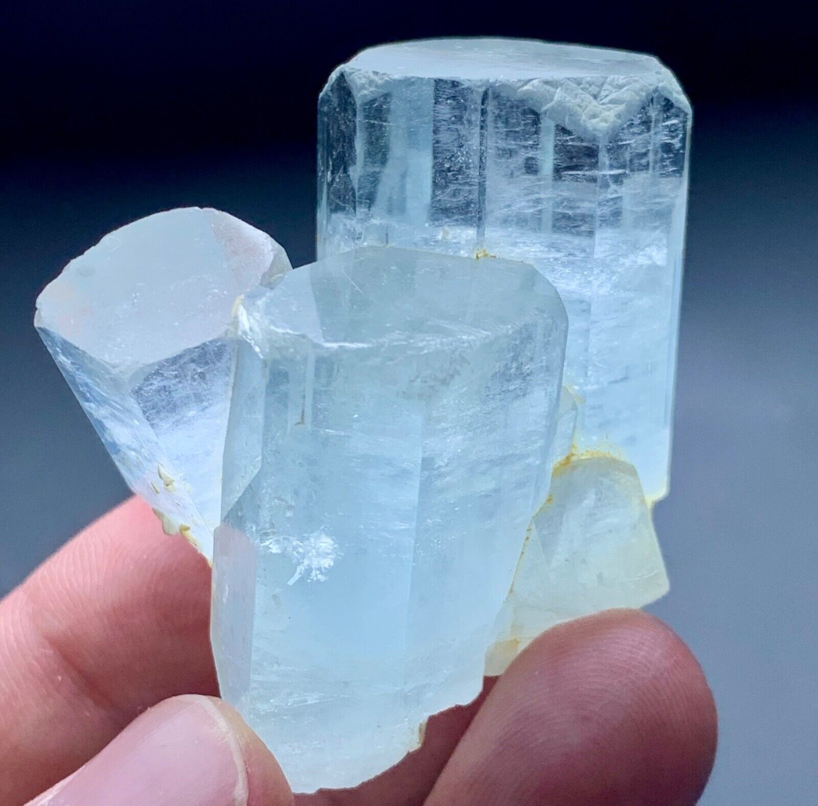 295 Carats Aquamarine Crystal Bunch From Skardu Pakistan