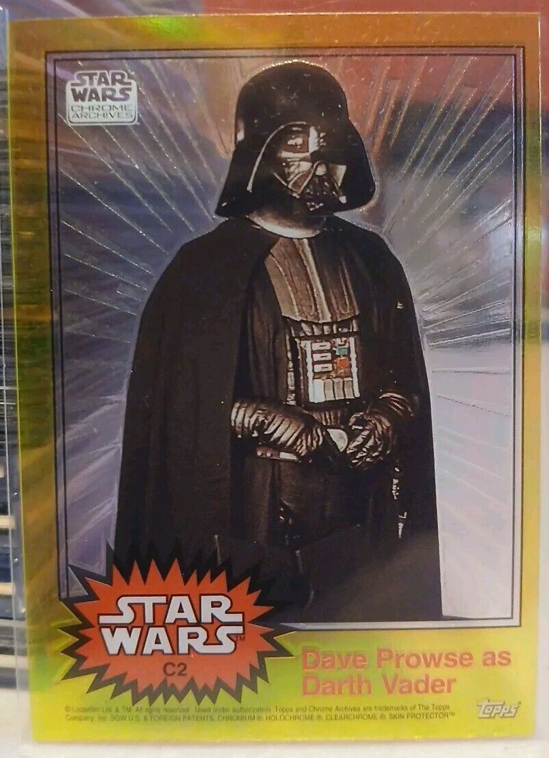 Star Wars Chrome Archives Darth Vader C2 Insert Card NM 1999 Topps *Clearchrome*