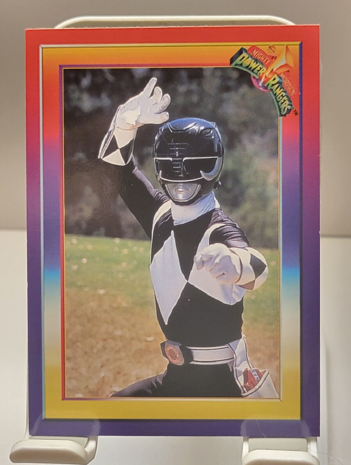 1995 Collect A Card Black Power Ranger ADAM #2