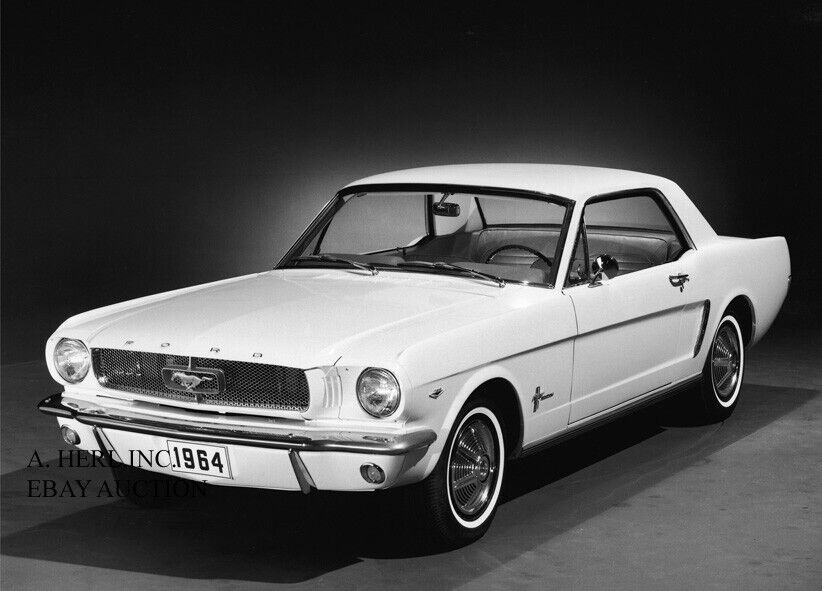 Ford Mustang MK 1 1964 new car photograph press photo