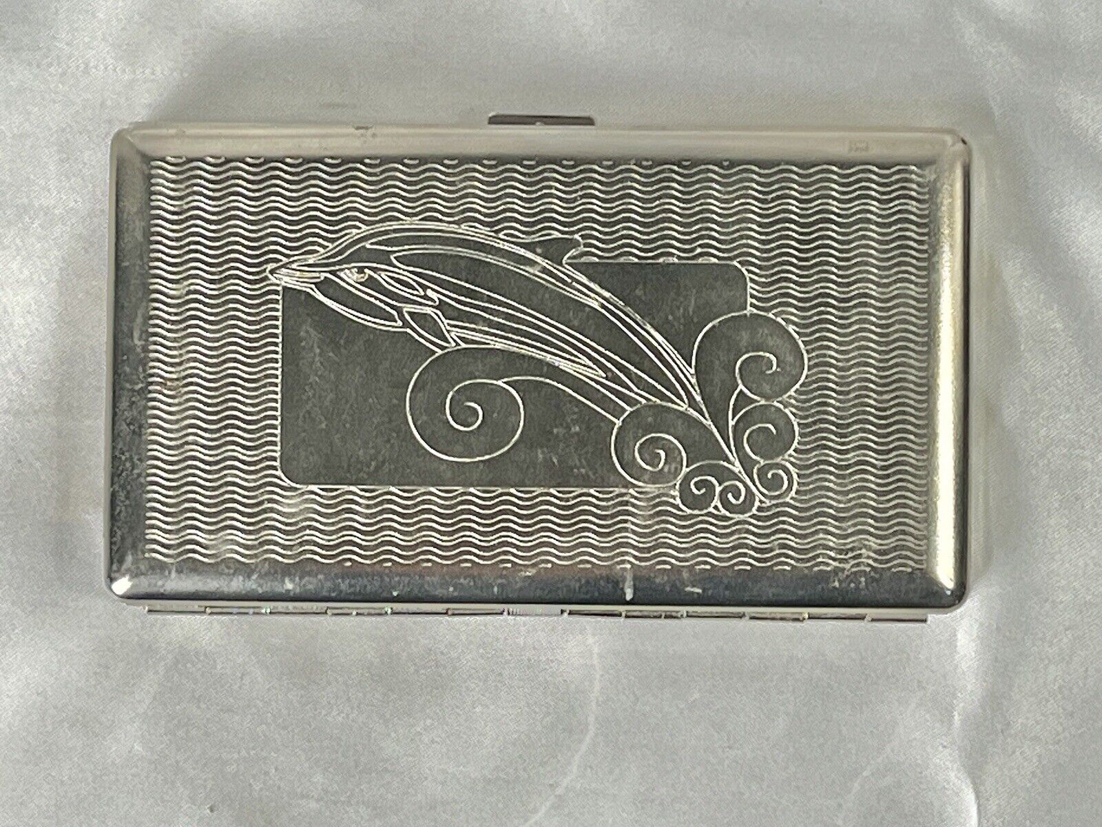 Dolphin Etched 2003 The Mystic Gift Cigarette Case