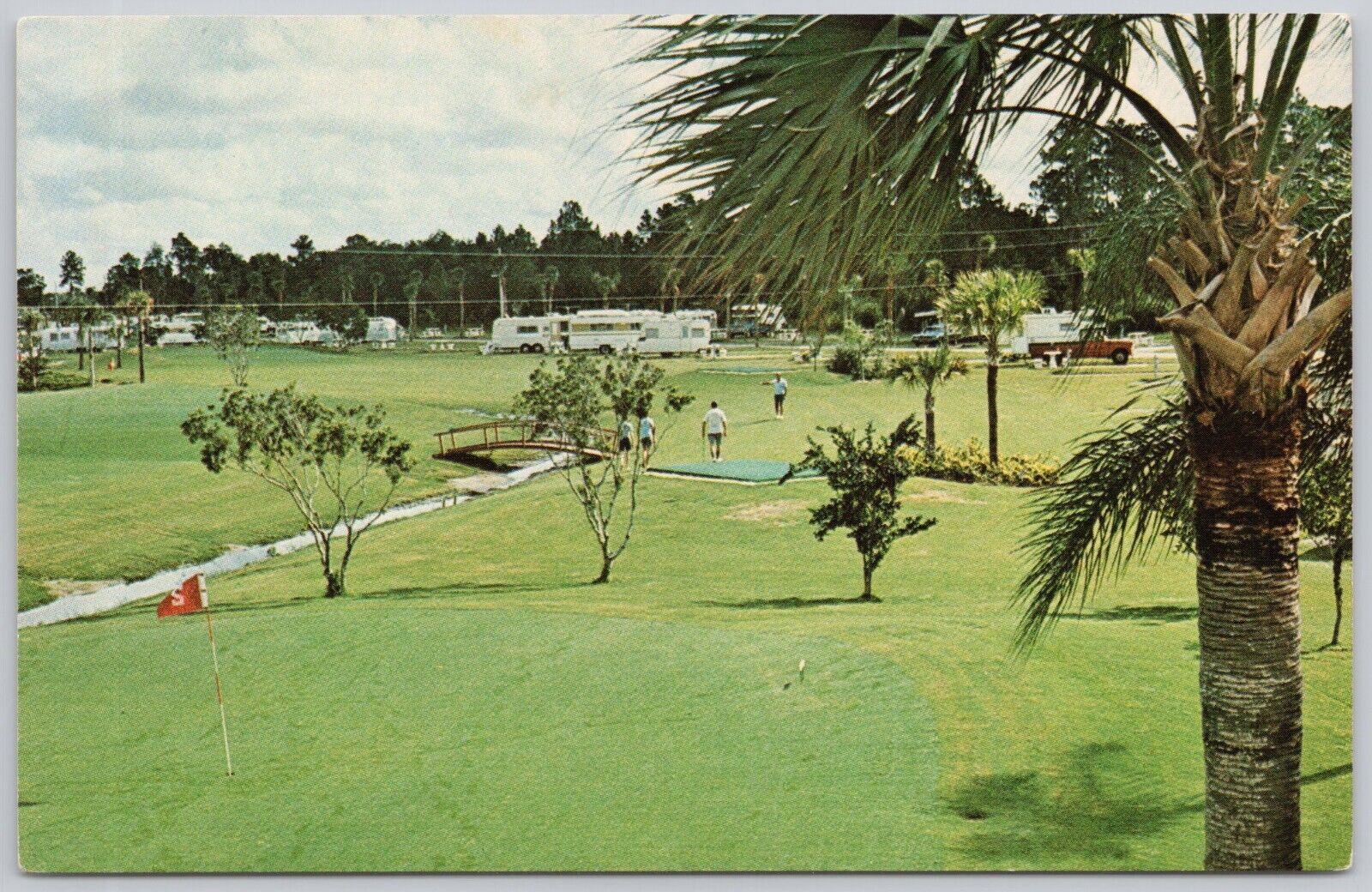 Orlando Florida Walt Disney World Vintage Postcard Outdoor Resort Golf Course