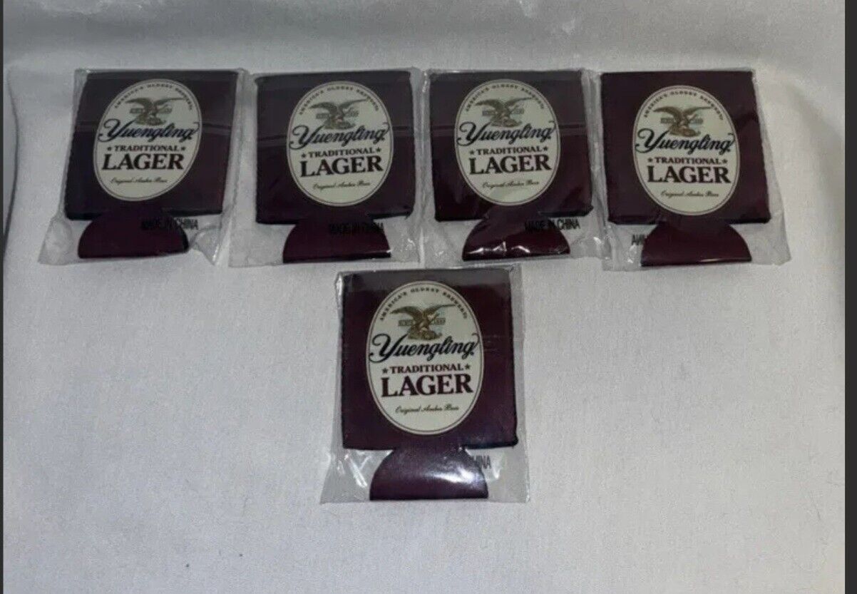 Yuengling Coozie Koozies Lot Of 5 America's Oldest Brewery Beer Soda Drink New