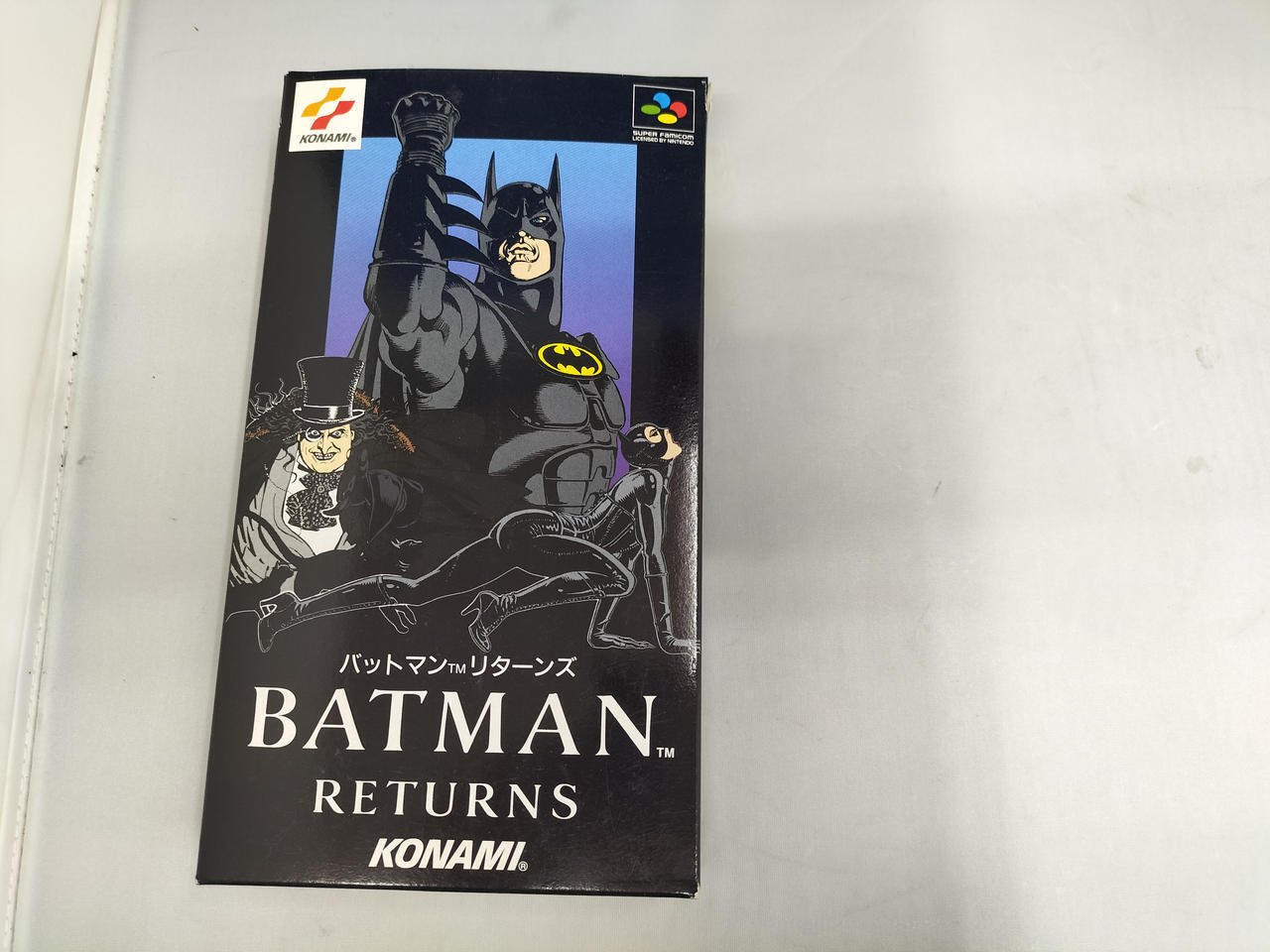 Konami Batman Returns Super Nes Software