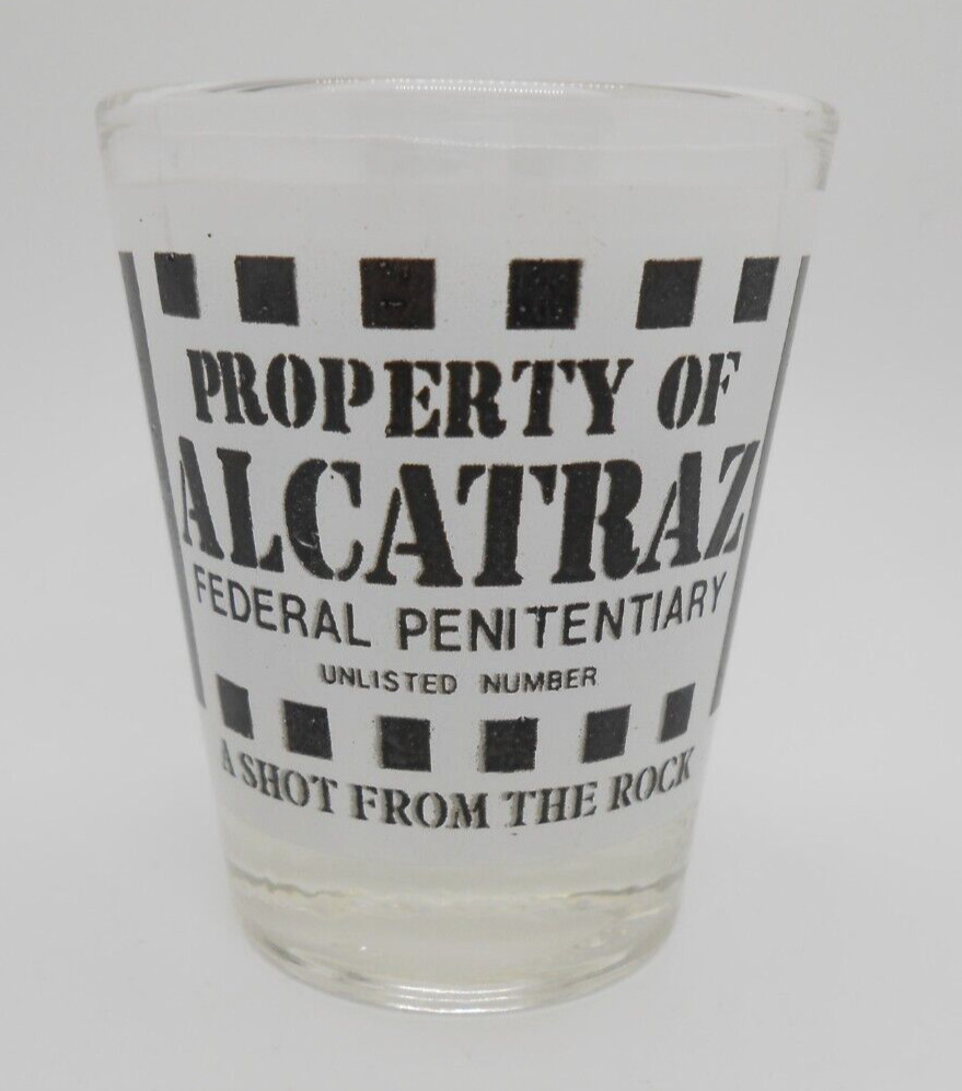 Alcatraz Federal Penitentiary San Francisco California USA Souvenir Shotglass