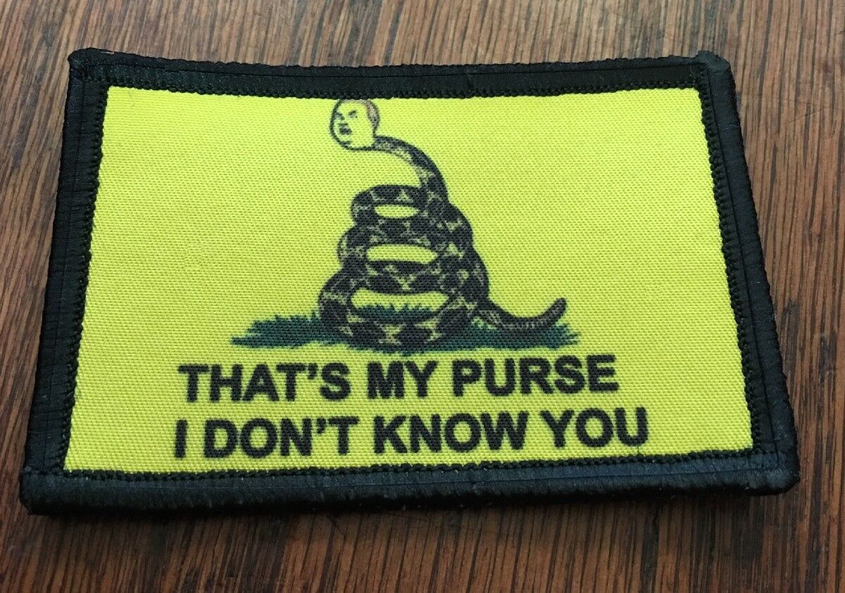 King of the Hill That's My Purse Morale Patch Tactical Military Army Funny 