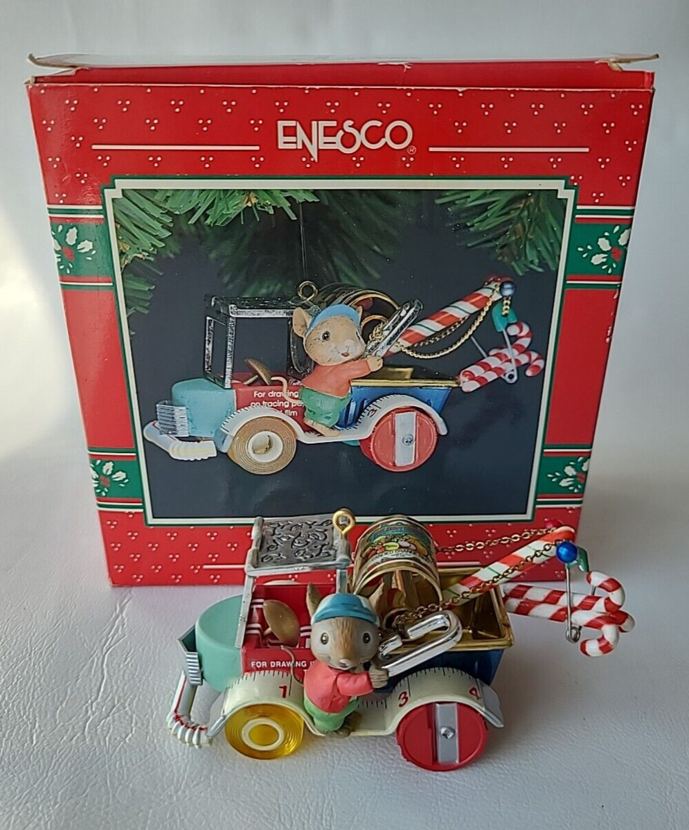 🚨 Enesco Treasury Of Christmas 1990\'s Vintage Ornaments \